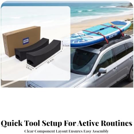 Foam Roof Rack Pads Roof Pads Car Rack Cushions Board Carriers - Image 5