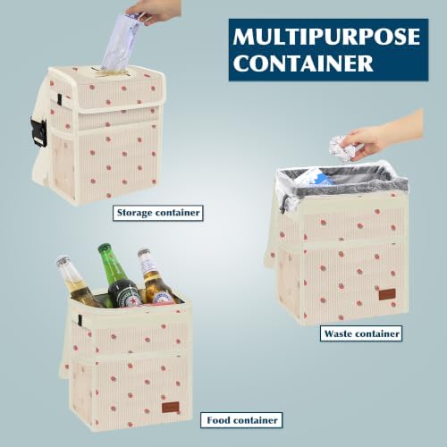 Femuar Leak Proof Car Trash Can - Image 3