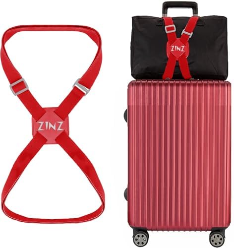 ZINZ High-Elastic Luggage Strap Adjustable Suitcase Belt by ZINZ