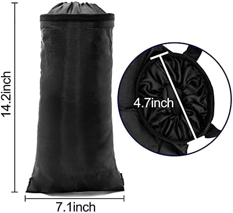 2Pcs Hanging Car Trash Bag Washable Reusable Car Garbage Can - Image 2