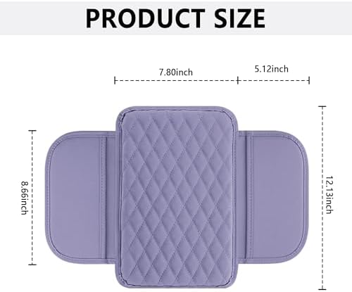 Stacool Upgraded Car Center Console Cover, Microfiber Leather Car Armrest Cover - Image 2