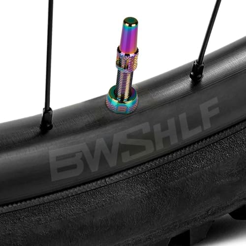 BWSHLF Tubeless Presta Valve Stem 40/44/55/60/65/80/100 mm, Super Light Alloy - Image 3