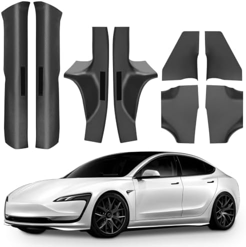 8Pcs Door Sill Protector for Tesla Model 3 Highland 2023 2024 2025 2026 by Welcometodoietc