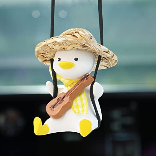 Cool Swinging Duck Car Hanging Ornament, Pendant Interior Rearview Mirror by XYNorth