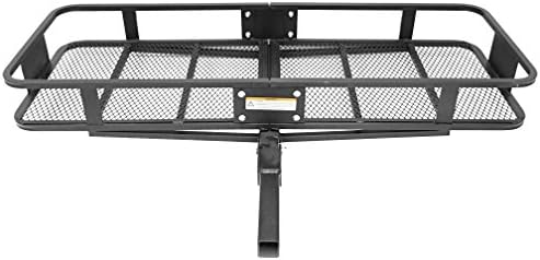 MaxxHaul 70103 500 lb. Capacity Steel Hitch Mount Folding Cargo Carrier Mesh - Image 4