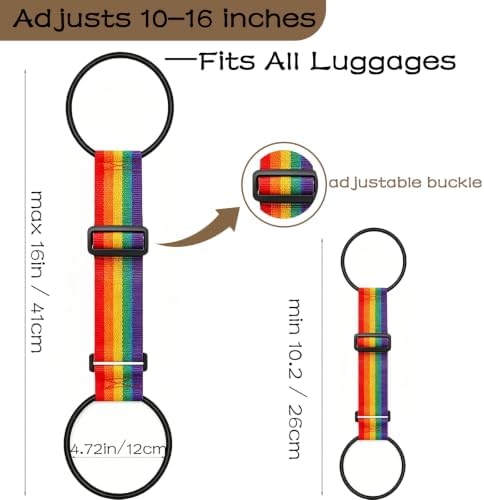 2Pack Adjustable Luggage Straps - Image 5
