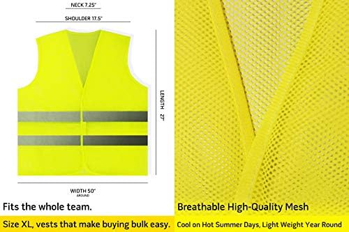 PeerBasics Safety Vests 5 Pack - Image 3