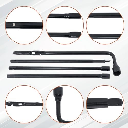 GXYWADY Jack Spare Lug Wrench Tire Tool Kit, 22MM L-Type Wrench - Image 4