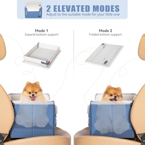 PETSFIT Dog Car Seats for Small Dogs–Patented Safety Buckles–Safety - Image 5
