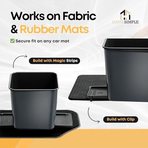 Car Trash Can with Stability Wings – Leakproof Portable Garbage Bin - Image 5