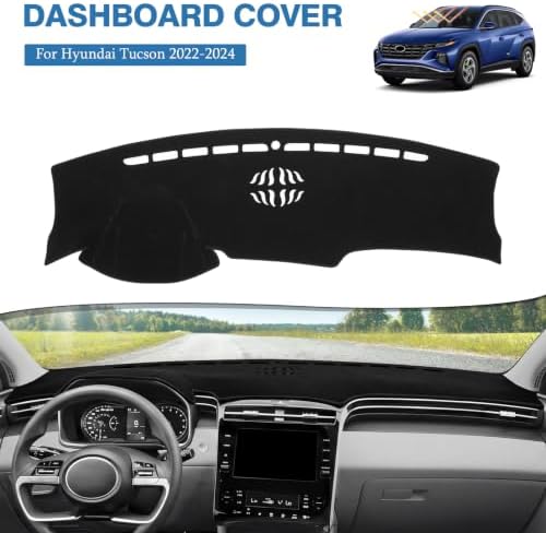 FIILINES Dash Cover for 2022-2024 Hyundai Tucson NX4 Accessories, Dashboard Pad - Image 2