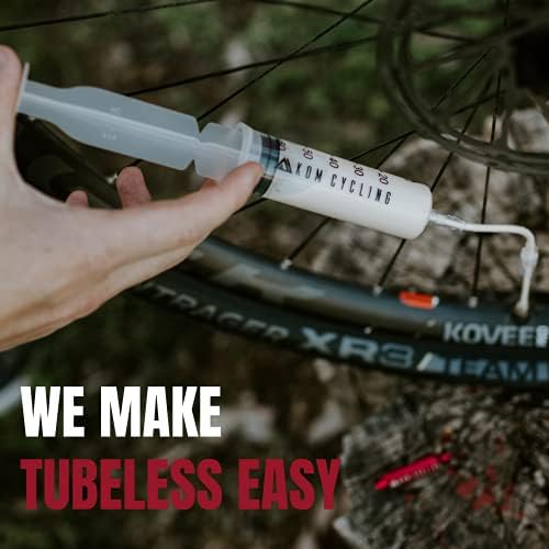 KOM Cycling Tubeless Sealant Injector Syringe and Presta Valve Core Removal - Image 5