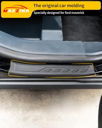 Door Sill Protector for 2022-2025 2026 Ford Maverick Accessories - Image 3