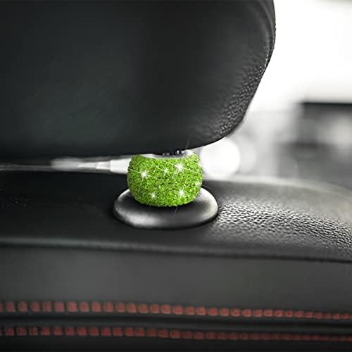 XINLIYA 4 Pack Car Headrest Collars, Bling Car Head Rest Collars Rings Decor - Image 3