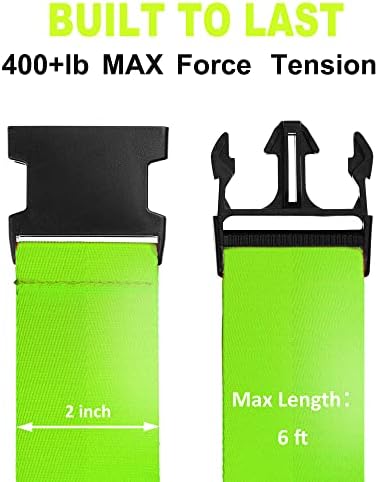 Chelmon Luggage Straps for Suitcases TSA Approved Travel Essentials 8 Pack - Image 2