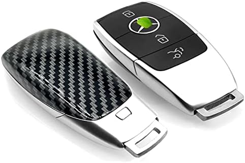 Key Shell Fob Battery Cover Carbon Fiber Key Cover Carbon Fiber Texture - Image 4