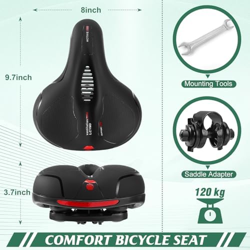 Bike Seat Saddle for Men Women Comfortable Replacement - Image 2