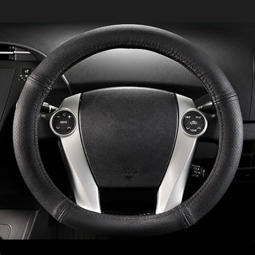 Customized for Toyota Prius Microfiber Leather Steering Wheel Cover for Prius C by Qmety