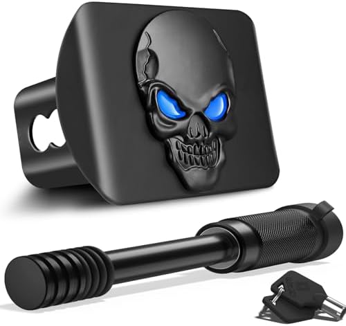 OGYE Metal Skull 3D Emblem Hitch Cover Fits 2" Receivers by OGYE