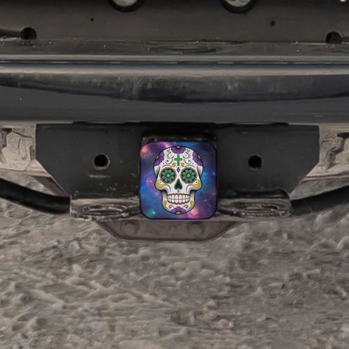 Swono Sugar Skull Travel Trailer Hitch Cover - Image 5