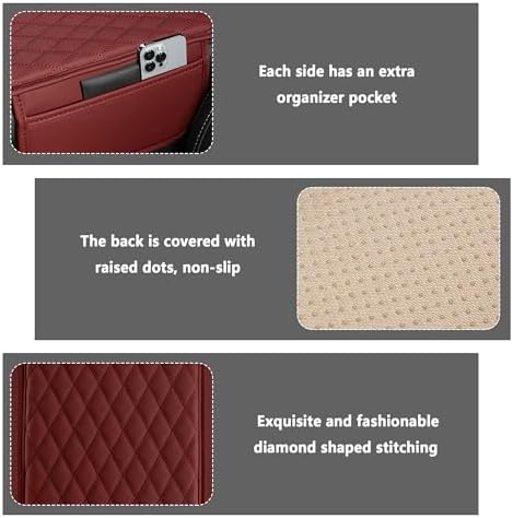Stacool Upgraded Car Center Console Cover, Microfiber Leather Car Armrest Cover - Image 3