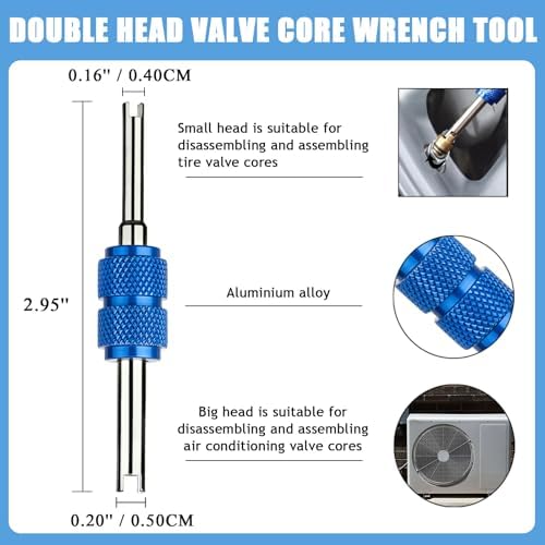 Diking R134a R12 A/C HVAC Air Conditioner Schrader Valve Stem Core Remover Tool - Image 7