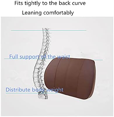 ZHONGLI Memory Foam Lumbar Support Pillow-Middle/Lower Back Support Cushion-Used - Image 5