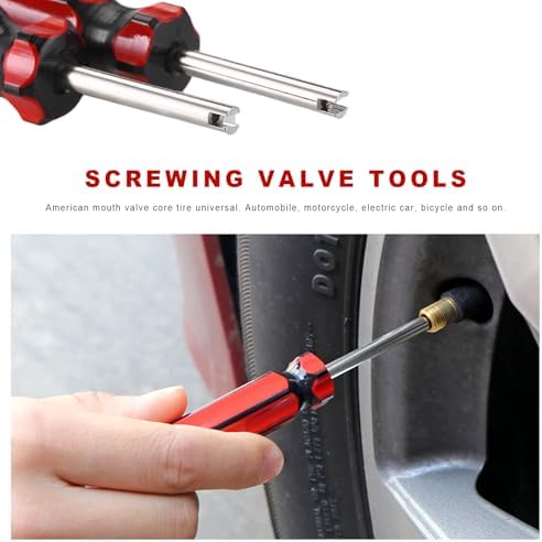 10PCS Valve Core Removal Tools, Automotive Screwdriver Tire Stem Core Removers - Image 4