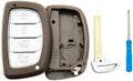 4 Button Replacement Key Fob Cover fit by vurbemes