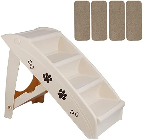 Dog Stairs for High Beds, Foldable Pet Steps Ramp - Image 6