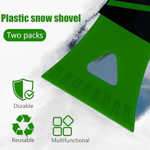 Ice Scraper for Car Windshield, Auto Freezer Shovel Defroster, Universal Fit - Image 3