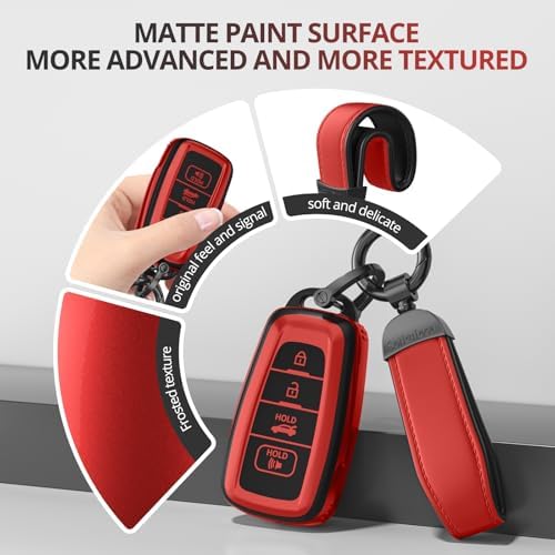 For Toyota Key Fob Cover Accessories- Matte TPU Key Fob Cover - Image 4
