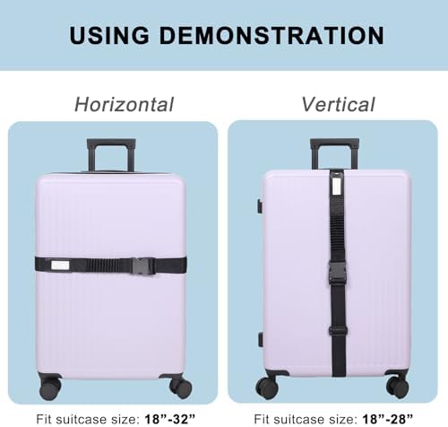 Luggage Straps for Suitcases, Stretchable TSA Approved Suitcase Straps - Image 5