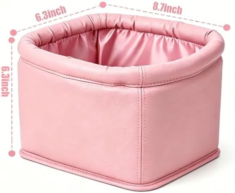 Leather Car Trash Can, Luxury Leakproof Car Organizer - Image 4