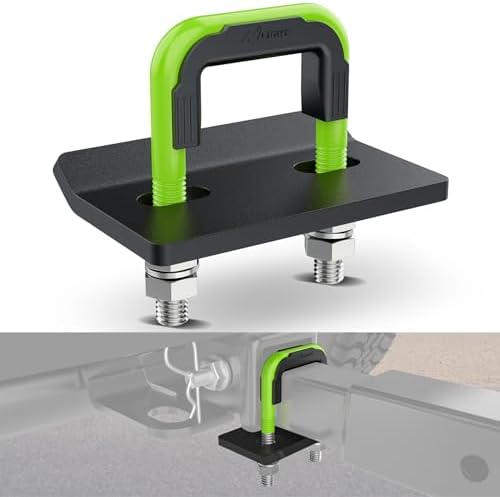 Nilight Trailer Hitch Tightener Anti-Rattle Green U-Bolt by Nilight