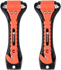 Car Window Breaker Hammer and Seat Belt Cutter 2-in-1，Emergency Escape Tool by Unknown