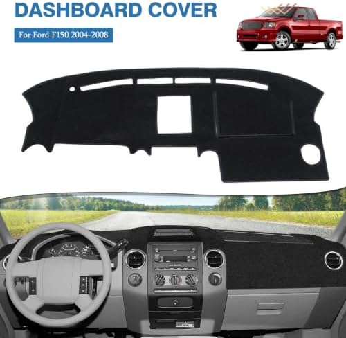 FIILINES Dash Cover for 2004-2008 Ford F150 F-150/2006-2008 Lincoln Mark LT - Image 2
