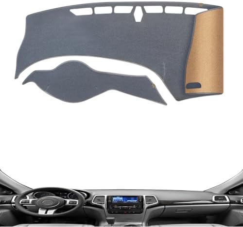 Dashboard Cover Dash Mat Fit for Ho-nda Civic 2015-2012, Car Dash Board Mat by KEYOOG