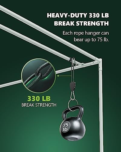 8-Pack 1/8” Ratchet Straps, Heavy Duty Ratchet Tie Down Straps - Image 4