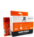 Zeluga 4.7in. x 0.5in. Hex Shape Industrial Lumber Marking Crayons by Zeluga