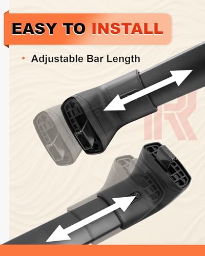 Upgraded 300LB Aluminum Roof Rack Cross Bars - Image 6