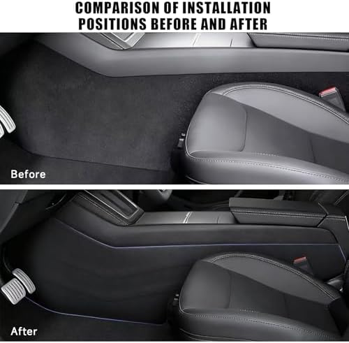 8Pcs Door Sill Protector and 2Pcs Center Console Anti-Kick Pads - Image 5