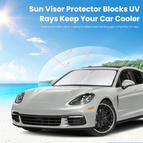 Sunshade for 2017-2023 2024 2025 Porsche Panamera Accessories Front Window Sun - Image 4
