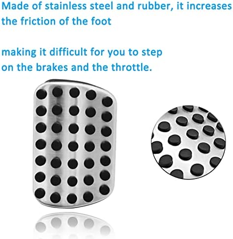 Non Slip Gas Brake Pedal Cover Aluminum Compatible - Image 7