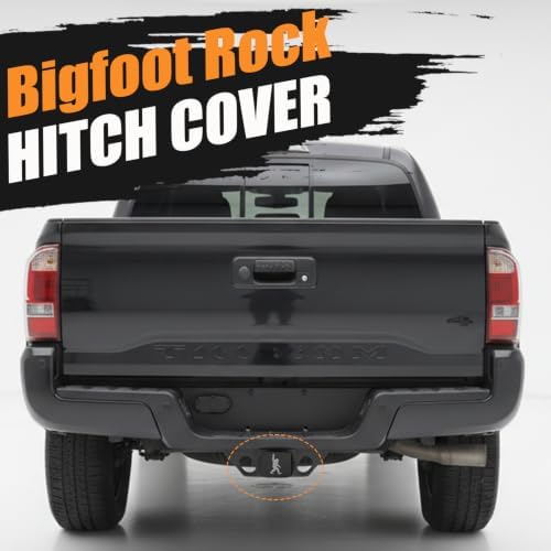 Bigfoot Rock Gesture Trailer Hitch Cover - Image 3