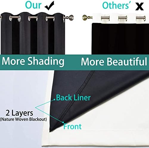 Yakamok Cream 100% Blackout Curtains 96 Inches Long - Image 5