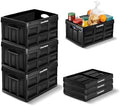 CleverMade Collapsible Storage Bins, 32L 3 Pack, 66 lb Stackable by CleverMade
