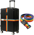 Cross-Strap，Combination Lock Luggage Straps, Adjustable Suitcase Belts by Unknown