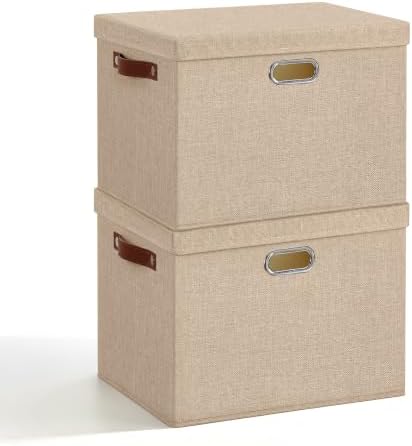 17" Large Fabric Storage Box by Roobyl