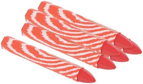 PATIKIL Lumber Marking Crayons, 6 Pack 4"x0.55" Hex Wax Tire Marker Crayons Red by PATIKIL